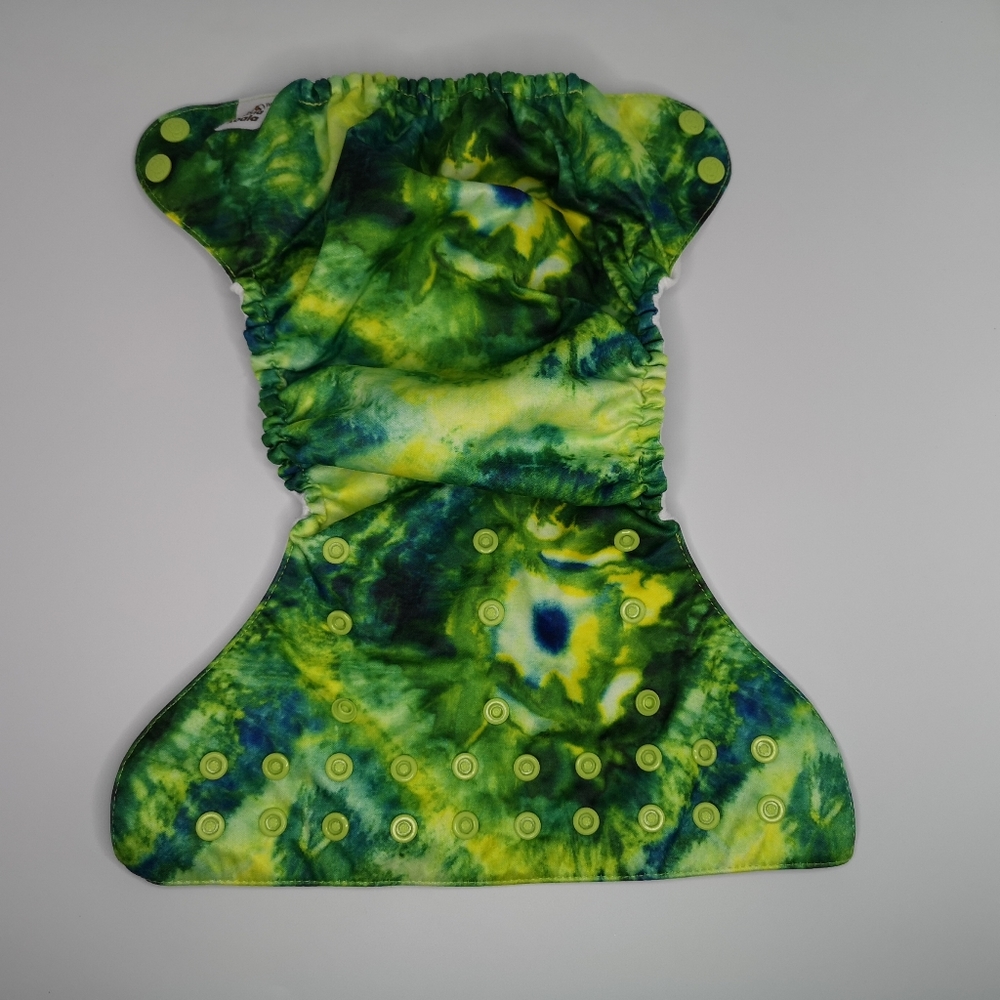 🐨3/$40🐨 Mama Koala OS Pocket, Cloth Diaper, Green Tie Dye